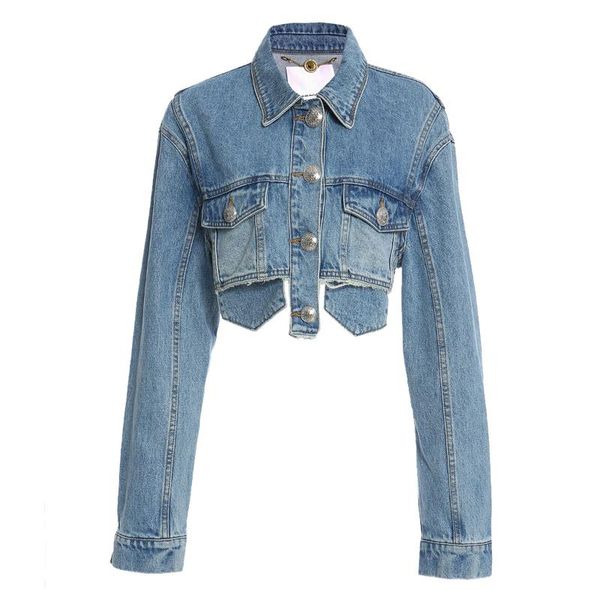 asymsay women's autumn fashion new patchwork tassel denim jacket lapel long sleeve coat casual short jacket al1767, Black;brown
asymsay women's autumn fashion new patchwork tassel denim jacket lapel long sleeve coat casual short jacket al1767, Black;brown