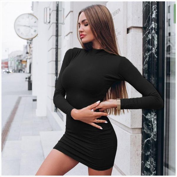 осень sexy сплошной цвет водолазки тощий мини платье женщины падение keep warm длинным рукавом тонкий платье, Black;gray
осень sexy сплошной цвет водолазки тощий мини платье женщины падение keep warm длинным рукавом тонкий платье, Black;gray