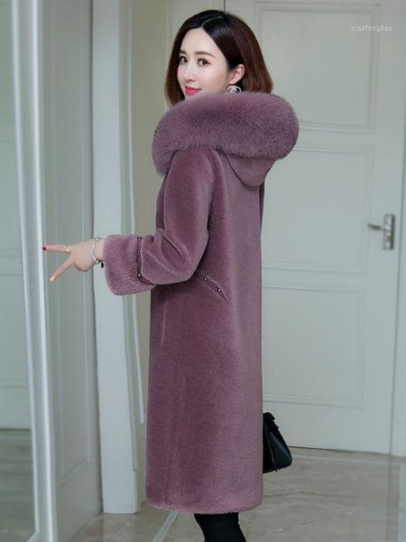 2020 women clothing winter outerwear real coats new slim hooded fur wool fur coat composite 10231, Black
2020 women clothing winter outerwear real coats new slim hooded fur wool fur coat composite 10231, Black