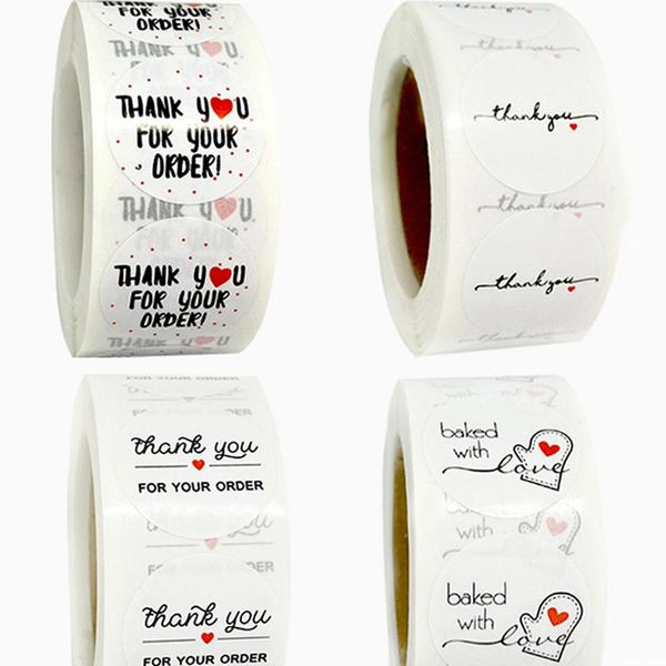 500pcs/roll christmas decoration nice gift multi purpose for package stationery white thank you sticker round shape label paper
500pcs/roll christmas decoration nice gift multi purpose for package stationery white thank you sticker round shape label paper