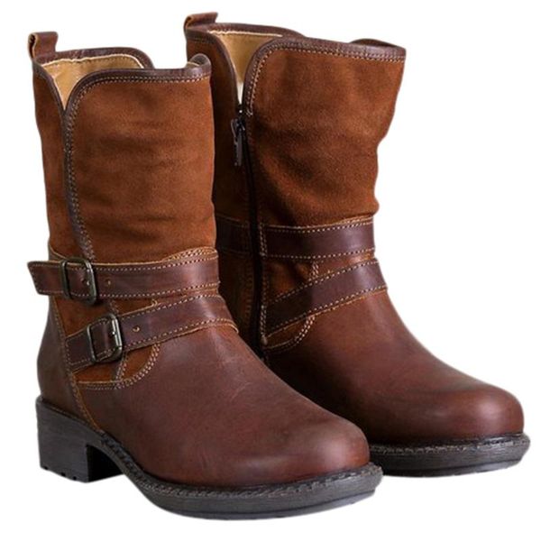 boots leather med women's motorcycle buckle western rodeo zipper comfy low heel autumn winter slip on shoes dropship, Black
boots leather med women's motorcycle buckle western rodeo zipper comfy low heel autumn winter slip on shoes dropship, Black