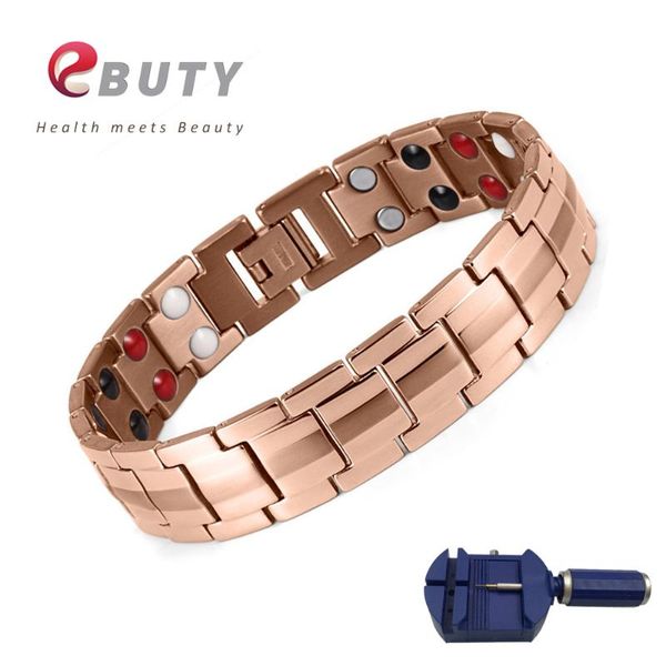 ebuty titanium energy bracelet magnet ions fir curling wristband rose gold female bracelets fashion health with gift box, Black
ebuty titanium energy bracelet magnet ions fir curling wristband rose gold female bracelets fashion health with gift box, Black