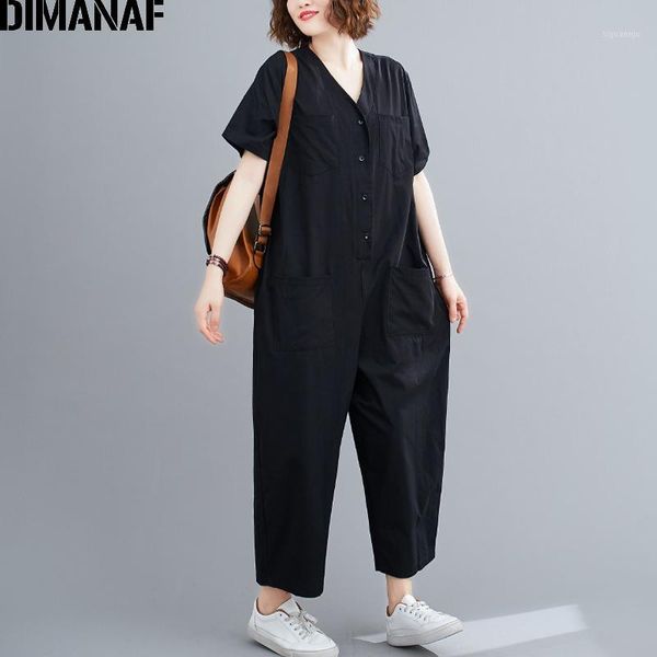 dimanaf plus size women jumpsuits long pants trousers female clothing loose casual cotton solid button pockets lady jumpsuits1, Black;white
dimanaf plus size women jumpsuits long pants trousers female clothing loose casual cotton solid button pockets lady jumpsuits1, Black;white