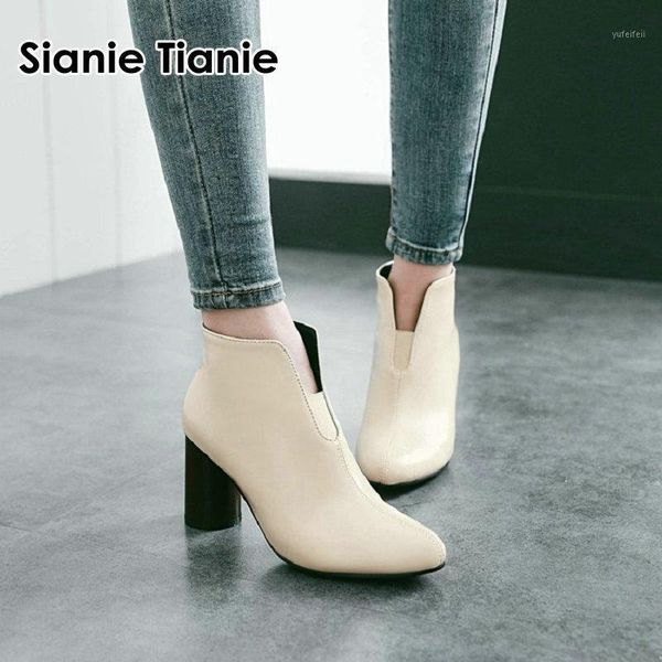 sianie tianie 2020 spring winter warm woman shoes v cut design round high heels women pumps ankle boots zapatos de mujer1, Black
sianie tianie 2020 spring winter warm woman shoes v cut design round high heels women pumps ankle boots zapatos de mujer1, Black