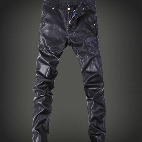 2015 autumn and winter new black show fashion men's motorcycles popular men's motorcycle pants leather pants leather pantsleggings, Blue
2015 autumn and winter new black show fashion men's motorcycles popular men's motorcycle pants leather pants leather pantsleggings, Blue