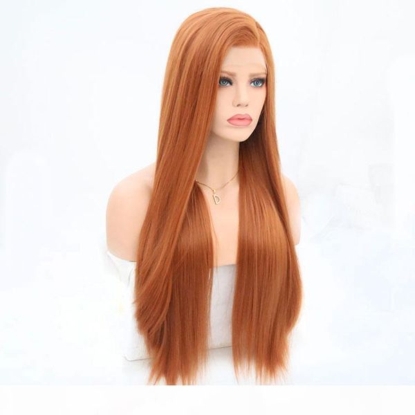 synthetic hair lace front wigs side part orange glueless long straight lace front synthetic wigs for white women, Black
synthetic hair lace front wigs side part orange glueless long straight lace front synthetic wigs for white women, Black