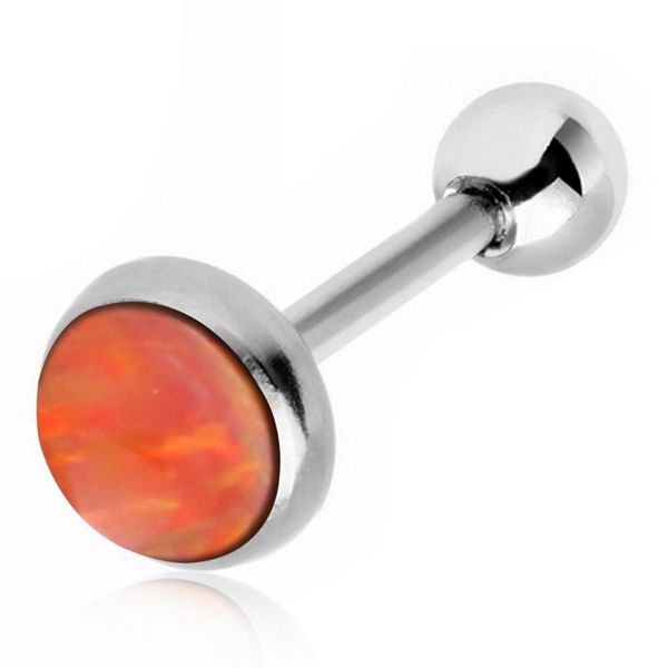 1pair opal surgical steel cartilage earrings ear piercing tragus ear stud cartilage tragus piercing body jewelry piercings q jllfpz, Silver 
1pair opal surgical steel cartilage earrings ear piercing tragus ear stud cartilage tragus piercing body jewelry piercings q jllfpz, Silver