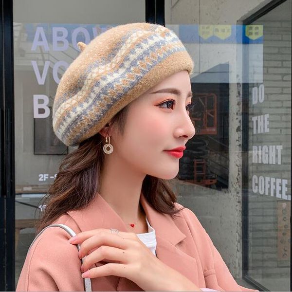 wool beret women winters plaid hats wool berets women classic wool felt warm french artist hat beanie7 colors 201019, Blue;gray
wool beret women winters plaid hats wool berets women classic wool felt warm french artist hat beanie7 colors 201019, Blue;gray