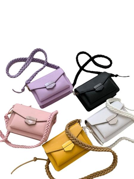fashion women solid color crossbody bags small leather shoulder bag with braided strap for women holiday
fashion women solid color crossbody bags small leather shoulder bag with braided strap for women holiday