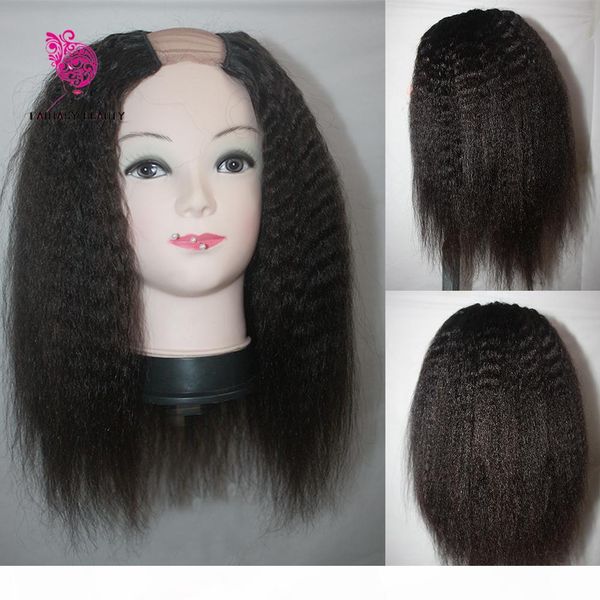 100% virgin brazilian u part wig kinky straight human hair u part wigs with straps and combs coarse italian yaki upart wigs sale, Black
100% virgin brazilian u part wig kinky straight human hair u part wigs with straps and combs coarse italian yaki upart wigs sale, Black