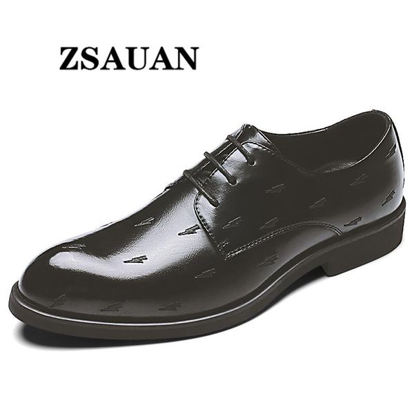 zsauan handsome men black shoes business wedding shoes new dsign fashion casual footwear waterproof lace-up footwear
zsauan handsome men black shoes business wedding shoes new dsign fashion casual footwear waterproof lace-up footwear