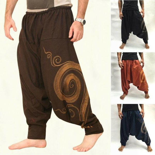 vintage men pants harem elastic casual baggy harem pants hip-hop men gypsy cotton linen wide-legged loose drawstring1, Black
vintage men pants harem elastic casual baggy harem pants hip-hop men gypsy cotton linen wide-legged loose drawstring1, Black