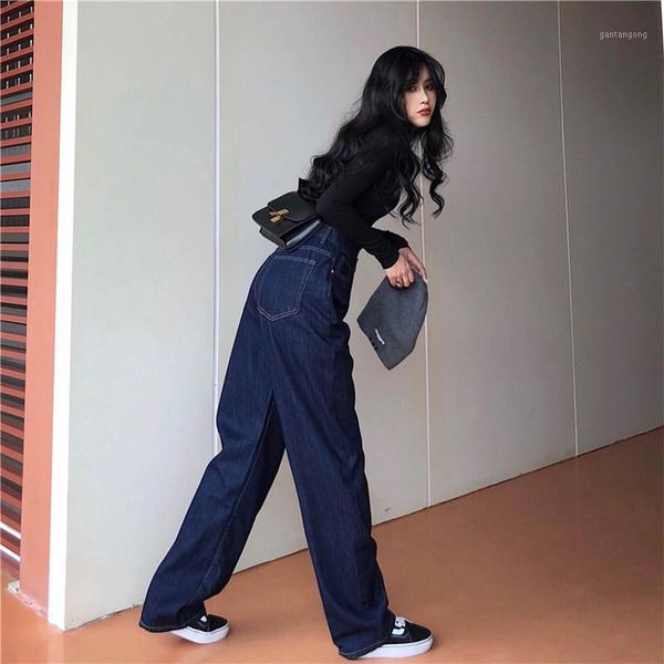 casual soft wide leg jeans slim pants korean new fashion women solid high waist loose spring autumn full length1, Blue
casual soft wide leg jeans slim pants korean new fashion women solid high waist loose spring autumn full length1, Blue