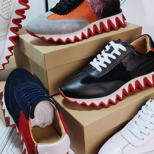 loubishark sneakers shark teeth sole red gear outsole cowhide stitching suede upper lace-up color matching casual shoes non-slip wear-resist, Black
loubishark sneakers shark teeth sole red gear outsole cowhide stitching suede upper lace-up color matching casual shoes non-slip wear-resist, Black