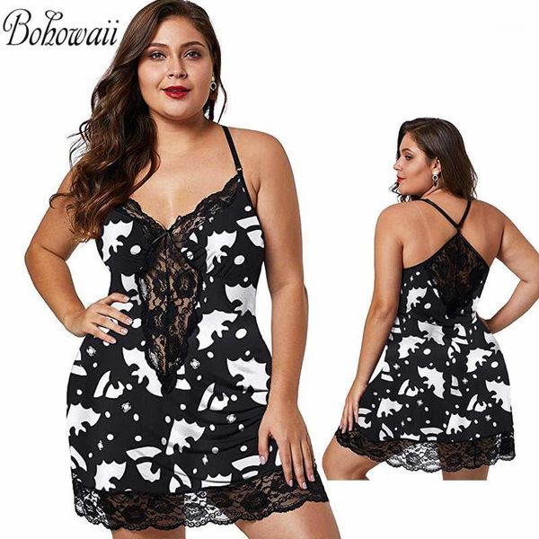 bohowaii plus size lingerie femme summer robe cuir night dress printing nightwear for s l xl xxl1, Black;red
bohowaii plus size lingerie femme summer robe cuir night dress printing nightwear for s l xl xxl1, Black;red