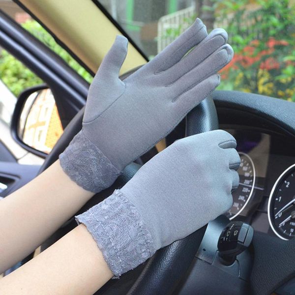 five fingers gloves lace embroidery fleece women winter cotton warm solid color elastic glove driving cycling windproof touch screen mittens, Blue;gray
five fingers gloves lace embroidery fleece women winter cotton warm solid color elastic glove driving cycling windproof touch screen mittens, Blue;gray