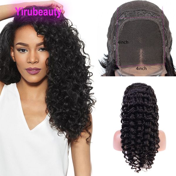 peruvian 4x4 lace closure wig deep wave 10-32inch remy curly 100% human virgin hair 4*4 closure wigs natural color, Black;brown
peruvian 4x4 lace closure wig deep wave 10-32inch remy curly 100% human virgin hair 4*4 closure wigs natural color, Black;brown