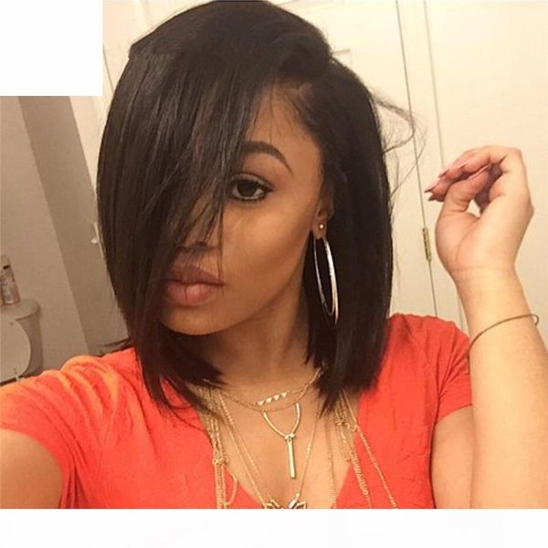bob style hair wigs for black women natural color silk straight peruvian human hair wigs bob style full lace wig with baby hair, Black;brown
bob style hair wigs for black women natural color silk straight peruvian human hair wigs bob style full lace wig with baby hair, Black;brown