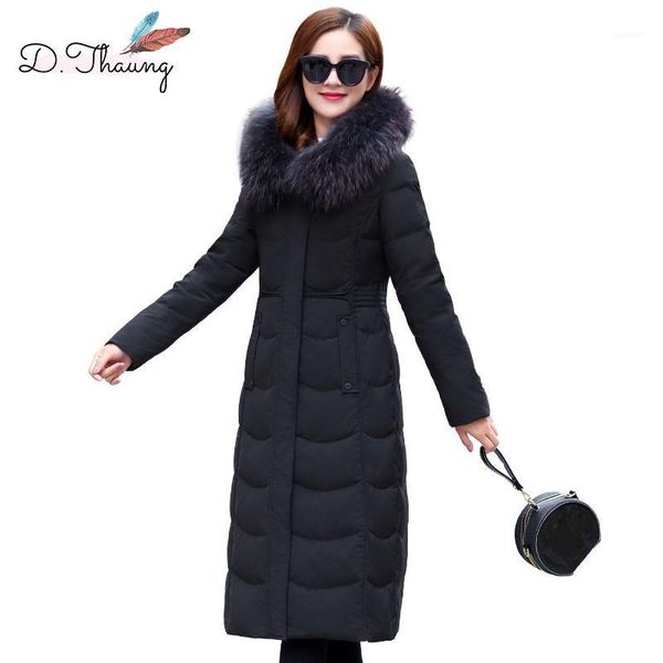 winter women outerwear 2019 new mid-long fur collar hooded female down jacket high-grade large size warm ladies parkas qw1391, Black
winter women outerwear 2019 new mid-long fur collar hooded female down jacket high-grade large size warm ladies parkas qw1391, Black