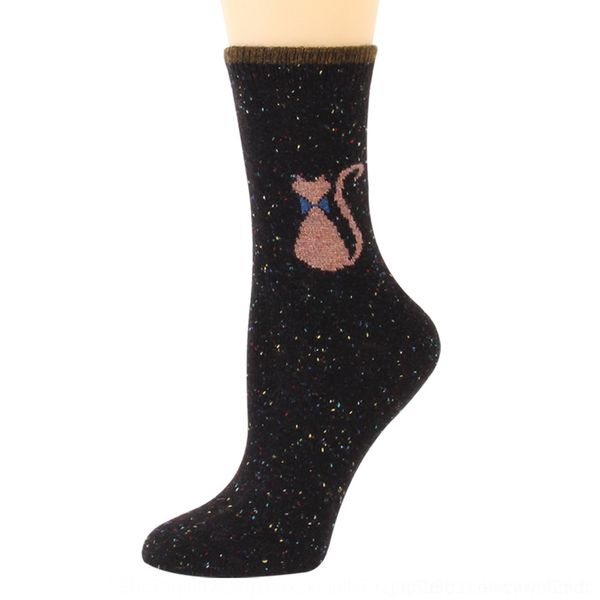 4tyb2 woolen colored dotted woolen yarn cute cartoon thickened creative wool socks cat personalized soft wool socks zm0th, Black
4tyb2 woolen colored dotted woolen yarn cute cartoon thickened creative wool socks cat personalized soft wool socks zm0th, Black