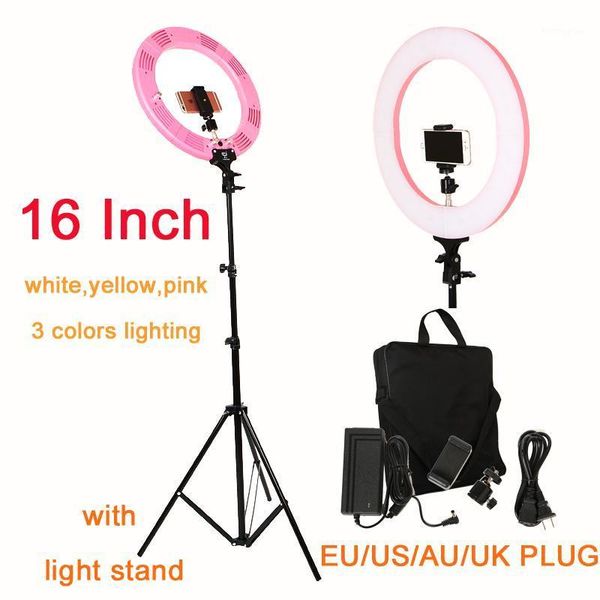 flash heads pography 16 inch ring light 60w 448pcs led stepless adjusted 3 colors lighting for po studio with stand phone clamp1
flash heads pography 16 inch ring light 60w 448pcs led stepless adjusted 3 colors lighting for po studio with stand phone clamp1