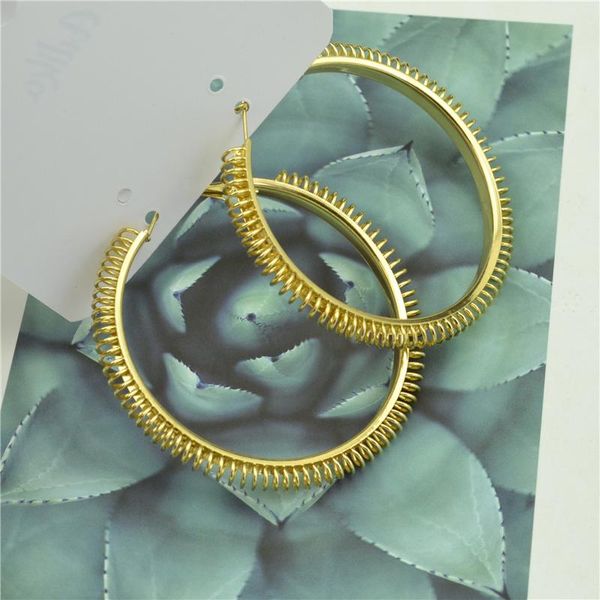 hoop & huggie earrings for women spiral spring big circle gold silver plated 2021 trend fashion personality gifts young girl, Golden;silver
hoop & huggie earrings for women spiral spring big circle gold silver plated 2021 trend fashion personality gifts young girl, Golden;silver