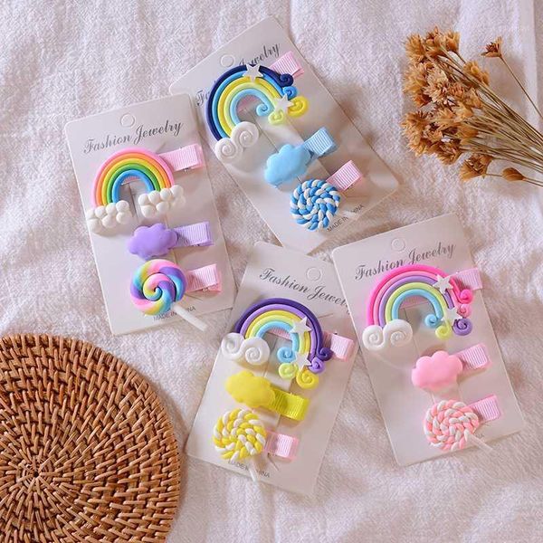 3 pieces rainbow lollipop cute children hairpin set little girl liu haibin clip head ornaments duckbill clip hair accessories1, Slivery;white
3 pieces rainbow lollipop cute children hairpin set little girl liu haibin clip head ornaments duckbill clip hair accessories1, Slivery;white