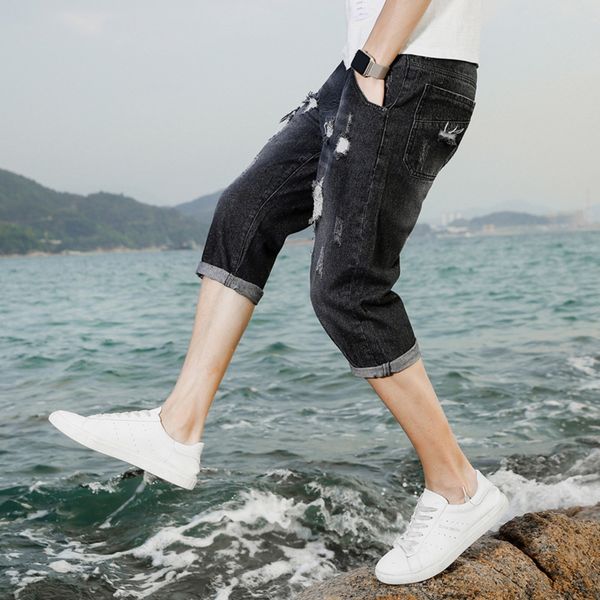 summer 2020 thin capri men's fashion loose baggy hole and jeans trousers and jeans harem pants casual trend men's pants vuiwk, Blue
summer 2020 thin capri men's fashion loose baggy hole and jeans trousers and jeans harem pants casual trend men's pants vuiwk, Blue