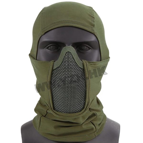 outdoor hats tactical full face mask balaclava cap motorcycle army paintball headgear metal mesh hunting protective caps, Black;white
outdoor hats tactical full face mask balaclava cap motorcycle army paintball headgear metal mesh hunting protective caps, Black;white