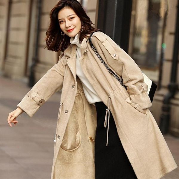 thick imitation golden coat women's wear fall / winter 2021 new style waisted korean loose skinny woolen coat, Black
thick imitation golden coat women's wear fall / winter 2021 new style waisted korean loose skinny woolen coat, Black