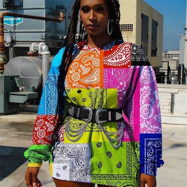 cm.yaya women autumn winter bandanna print long sweatshirt active maxi pullover hoodies 201217, Black
cm.yaya women autumn winter bandanna print long sweatshirt active maxi pullover hoodies 201217, Black