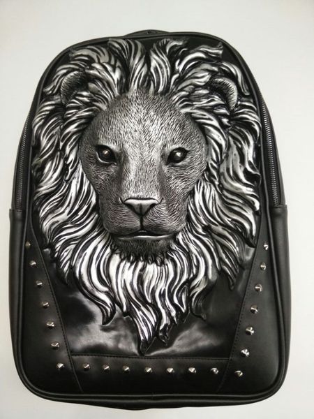 punk rock mens students school book bag backpack new 3d three-dimensional lion head fashion trend personalized rivet king backpack pouch cos
punk rock mens students school book bag backpack new 3d three-dimensional lion head fashion trend personalized rivet king backpack pouch cos