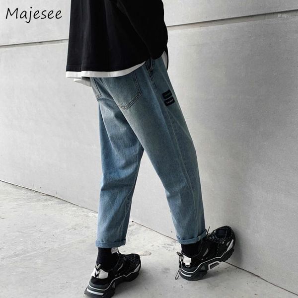 men jeans ankle-length loose retro solid all-match hip-hop straight ins leisure mens plus size 2xl korean style trendy1, Blue
men jeans ankle-length loose retro solid all-match hip-hop straight ins leisure mens plus size 2xl korean style trendy1, Blue