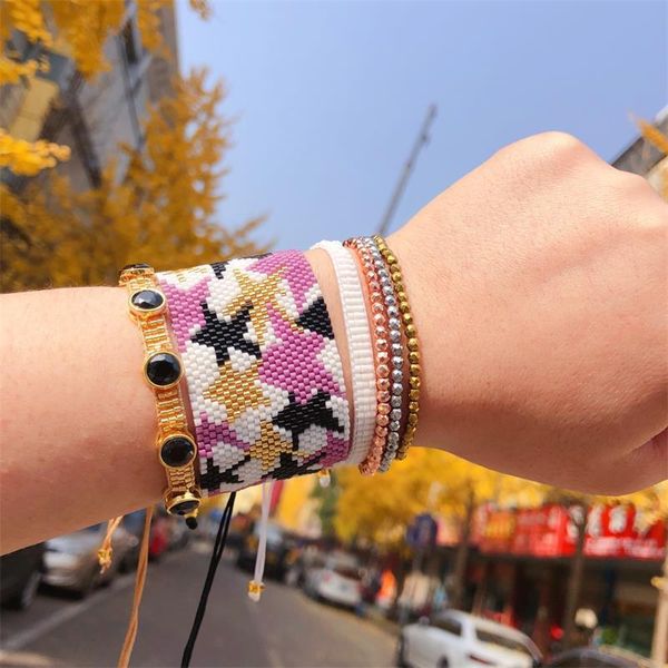 beaded, strands zhongvi miyuki bracelet femme star bracelets for women jewelry zircon pulseras mujer moda adjuatable handmade armband lady g, Black
beaded, strands zhongvi miyuki bracelet femme star bracelets for women jewelry zircon pulseras mujer moda adjuatable handmade armband lady g, Black
