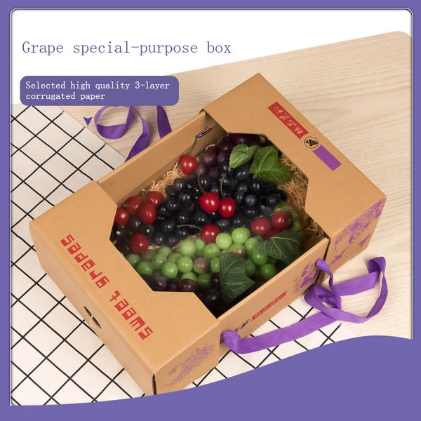 custom fruit gift box packaging creative open window 5-10 kg jufeng grape gift box portable leather paper box custom
custom fruit gift box packaging creative open window 5-10 kg jufeng grape gift box portable leather paper box custom