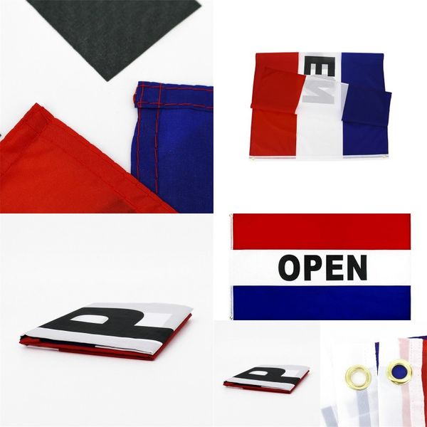 90x150 cm open flag advertising mark flags 5x3 ft flying hanging polyester banner with two eyelets 44 l2
90x150 cm open flag advertising mark flags 5x3 ft flying hanging polyester banner with two eyelets 44 l2