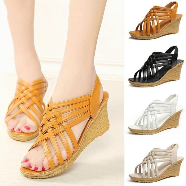 new fashion women sandals summer new open toe fish head platform high heels wedge sandals women shoes 4colour1, Black
new fashion women sandals summer new open toe fish head platform high heels wedge sandals women shoes 4colour1, Black