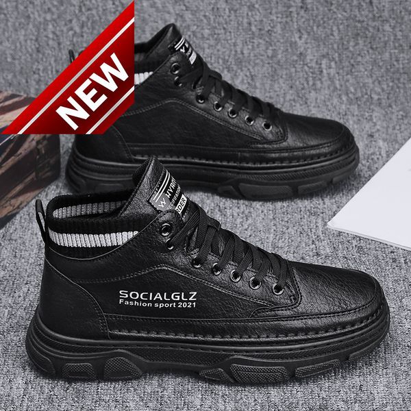 martin shoes autumn high british style waterproof work clothes leather men's black middle short boots winter
martin shoes autumn high british style waterproof work clothes leather men's black middle short boots winter