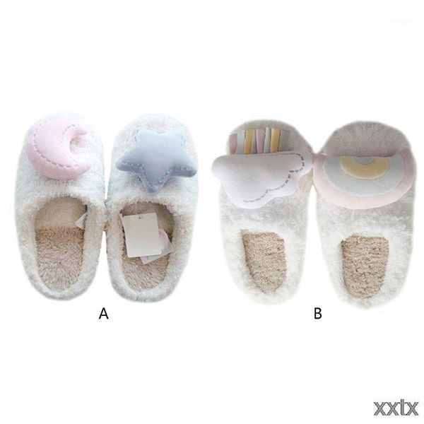 women winter 3d stuffed star moon home slippers plush fuzzy silent indoor shoes a69c1, Black
women winter 3d stuffed star moon home slippers plush fuzzy silent indoor shoes a69c1, Black