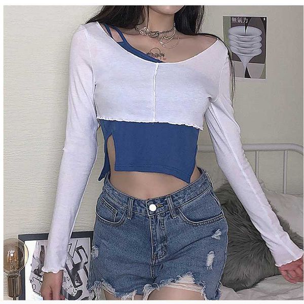 women's new autumn thin color contrast 2-piece yoga t-shirt short fitness outdoor breathable running sweatshirt, White;red
women's new autumn thin color contrast 2-piece yoga t-shirt short fitness outdoor breathable running sweatshirt, White;red