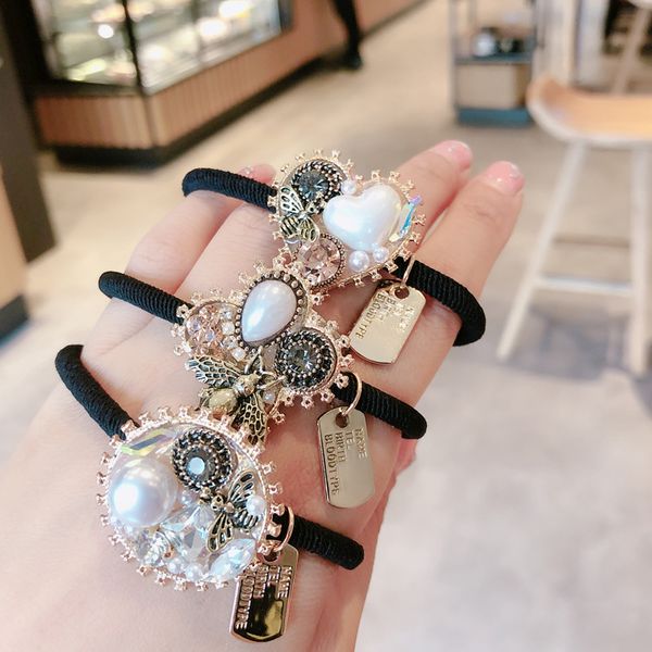 new fashion simple love hair ring black burst hair mesh red ins love hair rope., Pink
new fashion simple love hair ring black burst hair mesh red ins love hair rope., Pink