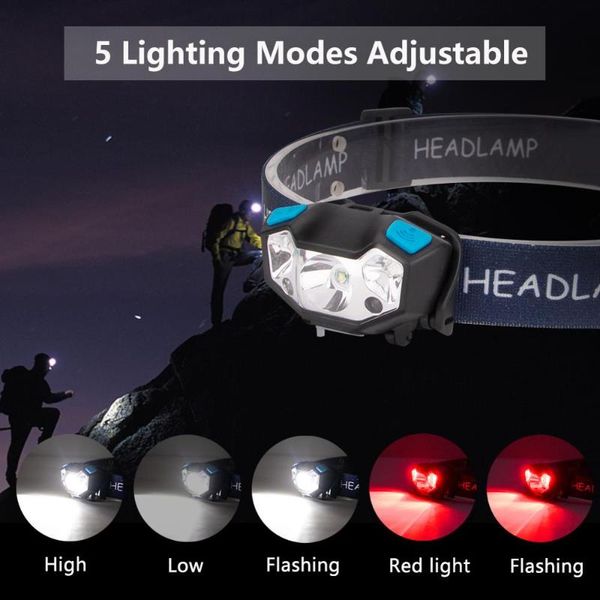 usb charging headlight sensor light mode headlamp 5 light modes 60° rotation led lighting for camping/hiking forehead lamp
usb charging headlight sensor light mode headlamp 5 light modes 60° rotation led lighting for camping/hiking forehead lamp