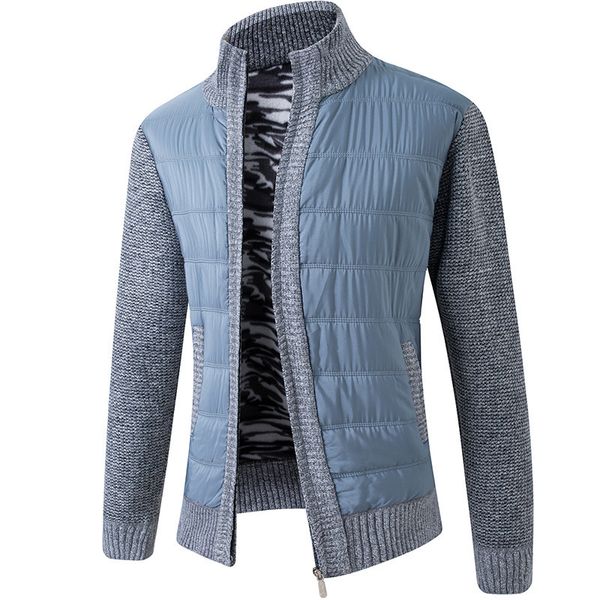 winter men's fleece tide sweatercoat high collar patchwork warm cardigan causal knitted male clothing lj200919, White;black
winter men's fleece tide sweatercoat high collar patchwork warm cardigan causal knitted male clothing lj200919, White;black