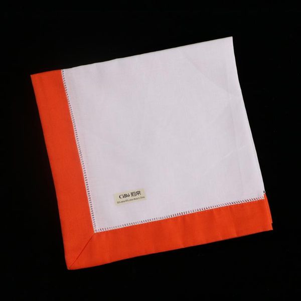 table napkin n037-or-20: 12pieces white hemstitch dinner napkins orangered hem ramie cotton blend ladder linen
table napkin n037-or-20: 12pieces white hemstitch dinner napkins orangered hem ramie cotton blend ladder linen
