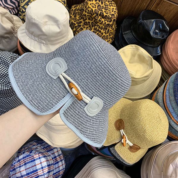 waterproof split horn washable buckle female summer vacation foldable sunshade straw hat, Blue;gray
waterproof split horn washable buckle female summer vacation foldable sunshade straw hat, Blue;gray