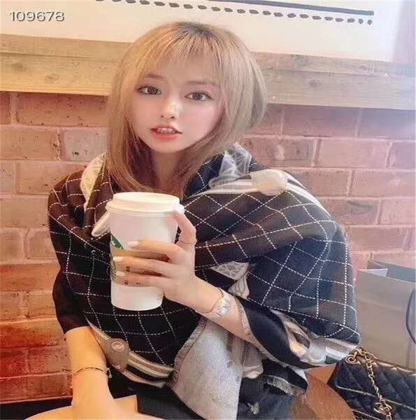 2020 fashion winter scarf cashmere warm for women designer luxury long scarves with silver thread shawls wrap, Blue;gray
2020 fashion winter scarf cashmere warm for women designer luxury long scarves with silver thread shawls wrap, Blue;gray