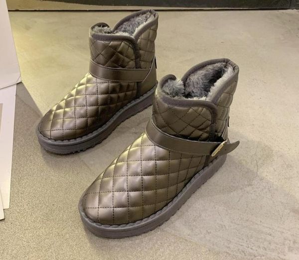 comfortable waterproof women snow boots leather wool platform ankle boots for women winter fur warm flat shoes, Black
comfortable waterproof women snow boots leather wool platform ankle boots for women winter fur warm flat shoes, Black