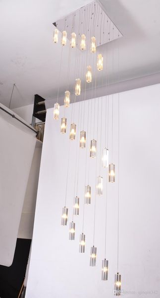 dhl 2020 led освещение канделябра stairwell двойная спираль люстры современные люстры для гостиной длинные лестничные люстра лестница света
dhl 2020 led освещение канделябра stairwell двойная спираль люстры современные люстры для гостиной длинные лестничные люстра лестница света