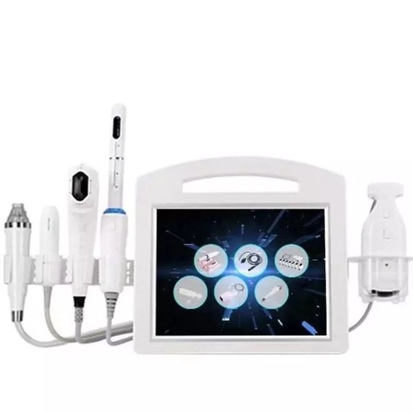 5 in 1 4d hifu wrinkle removal multi-functional beauty equipment anti-aging facial lifting skin tightening vaginal tightening salon slimming, Black;white 
5 in 1 4d hifu wrinkle removal multi-functional beauty equipment anti-aging facial lifting skin tightening vaginal tightening salon slimming, Black;white