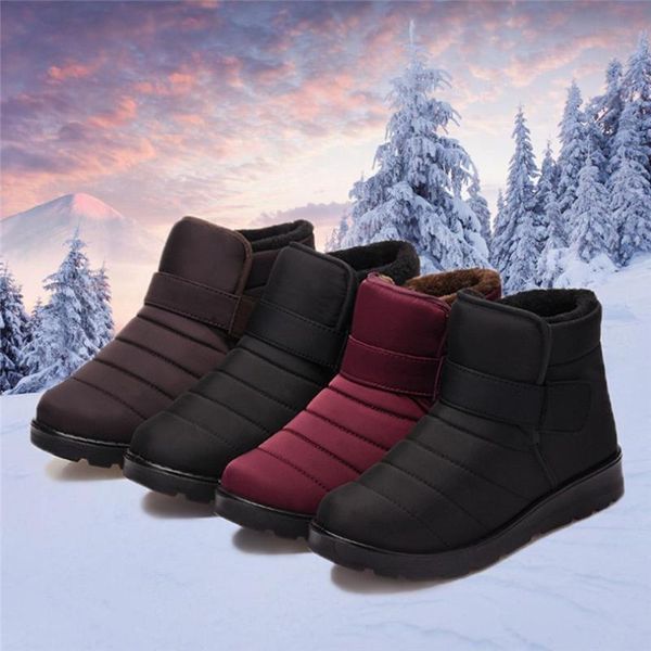 snow boots women's boots non-slip women winter fur warm ankle for women down waterproof booties botas mujer a50, Black
snow boots women's boots non-slip women winter fur warm ankle for women down waterproof booties botas mujer a50, Black